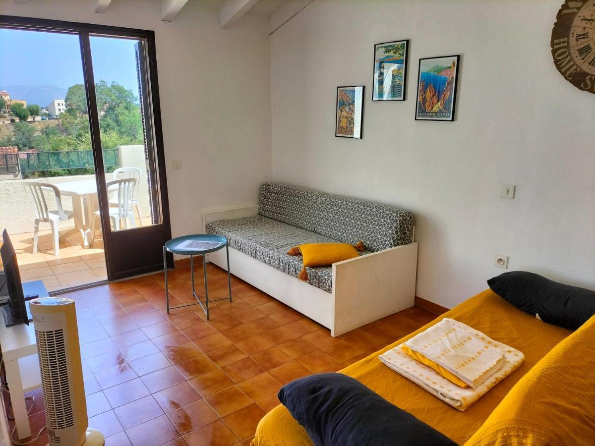 Studio Vue Mer A Porticcio Proche Aeroport Ajaccio Kültér fotó